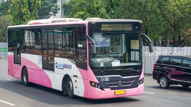  Transjakarta Tambah 20 Bus Pink Khusus Wanita Cegah Kasus Pelecehan Seksual