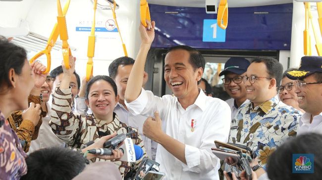  Jokowi Ingin LRT, MRT, dan BRT Dibangun di Kota-Kota Indonesia