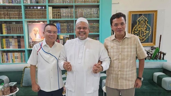  Pertemuan DPP Partai Gerindra Sufmi Dasco dan Habib Rizieq Shihab