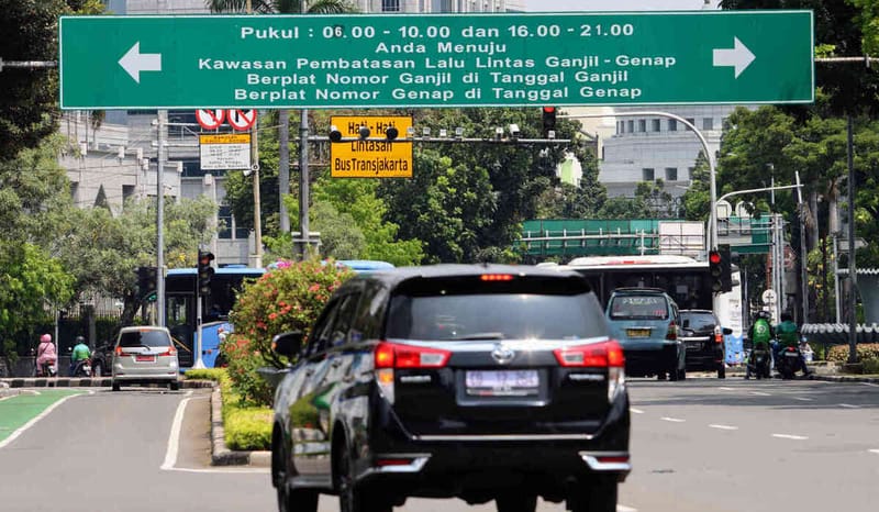  Sistem Ganjil Genap di Jakarta Ditiadakan Selama Libur Nataru